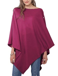 Versatile Womens Shawl Wrap – Soft Knitted Poncho Cape Scarf for Fall Winter ... - Picture 1 of 7