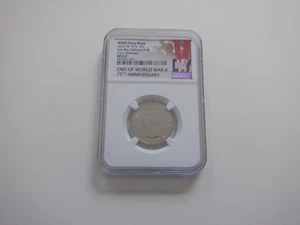 2020 W MS67 SALT RIVER BAY NATIONAL PARK NGC V75 WWII PRIVY QUARTER 25c WW2 - Picture 1 of 5