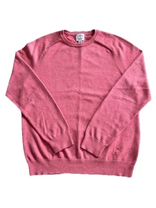 Brooks Brothers Herren Fleecepullover rot mit Logo Größe Medium pfirsichfarben - Bild 1 von 8