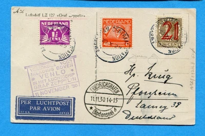 NEDERLAND  1930 ZEPPELIN (297149) - Image 1 of 2