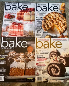 BAKE FROM SCRATCH LOT OF 4 2023 NEW Chocolate-Peppermint Cake Roll Sticky Toffee - Picture 1 of 15