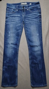Stivaletto donna denim fibbia BKE 31L Sabrina 31x33 1/2 blu jeans elasticizzato invecchiato - Foto 1 di 9