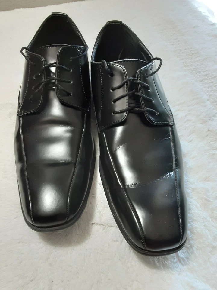 Marc Anthony Shoes Men Size 9 M  Black Leather Lace Up - Image 1 of 4