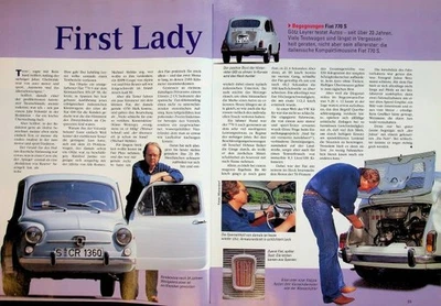 Motor Klassik 10/1996 Fiat 770 S mit 23PS in einer seltenen Vorstellung auf 2 Se - Bild 1 von 2