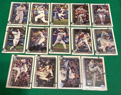 Topps Series 2 Dodgers 14-Card Set Betts Freeman H. Kim Snell Kemner Used - Image 1 of 4