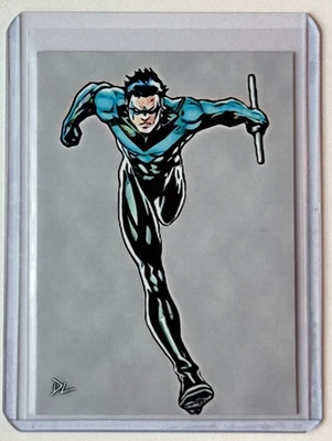 Nightwing Limited Edition Artist Signed "DC Comics" Trading Card 2/10 - Image 1 of 2