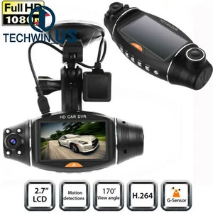 1080P HD Dual Lens GPS Car DVR Camera Dash Cam Recorder G-sensor Night VIEW - Picture 1 of 12