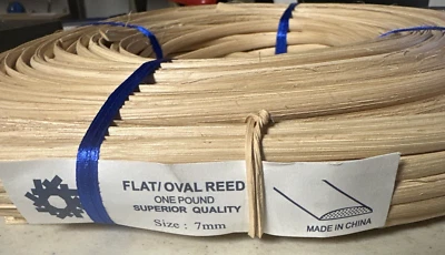 Flat/Oval Reed 7mm (1/4") - 1lb Coil - Image 1 of 2