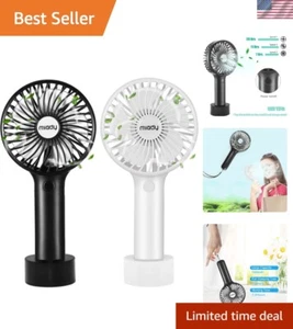 2-Pack Upgraded 5000mAh Portable Handheld Fan 3 Speed Mini USB Strong Wind 7-... - Picture 1 of 8