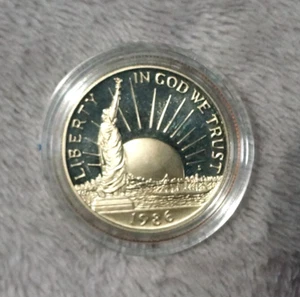 1986 Statue of Liberty 100th Anniv. Proof Half Dollar US Commemorative 50c Coin - Picture 1 of 6