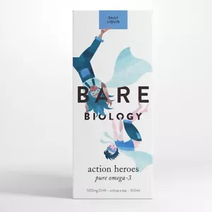 Bare Biology Children’s Action Heroes Pure Omega-3 100ml - Picture 1 of 3