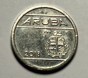 2018 Aruba 25 Cents - Picture 1 of 2