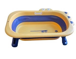 LADIDA Baby Badewanne, faltbares faltbares Kleinkindbecken, kleiner Pool 0-3 Jahre - Bild 1 von 6