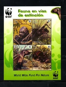 PERU 2004, WWF, OTTER, M/S, MNH, Scott $7.0 - Picture 1 of 1