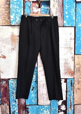 Men's John Henry Casual Dress Pants Size 34x30 Black PRE-OWNED - Image 1 of 4
