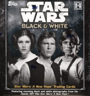 2018 Topps Star Wars A New Hope blanco y negro completa tu conjunto tú eliges base Foto 1 de 4