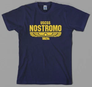 CAMISETA ALIEN USCSS NOSTROMO Oficial, Ellen Ripley Ridley Scott ciencia ficción Unisex - Imagen 1 de 6