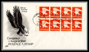 US FDC # 1736a "A" Rate (15c) Eagle, Pane ArtCraft no EE 1978, 0a594 - Picture 1 of 1