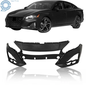 Primed Front Bumper Cover Plastic Fit For 2023 2024 Nissan Altima 620229HE0H - Picture 1 of 14