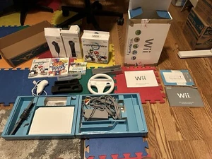 Big Bundle of Wii! Mario Kart And Much More Games EXTRA Wii Lot OF STUFF - Picture 1 of 1