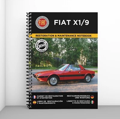 FIAT X1/9 : Libretto Di Restauro E Manutenzione - CONSEGNA GRATUITA - Immagine 1 di 4