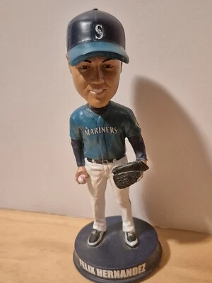 2014 Seattle Mariners Felix Hernandez Bobblehead King’s Court SGA MLB - No Box - Image 1 of 4