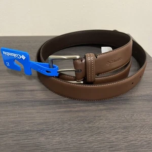 COLUMBIA *NUEVO* Cinturón Para Hombre 52"" Estilo Trinidad Cuero Clásico Excelente Calidad - Imagen 1 de 5