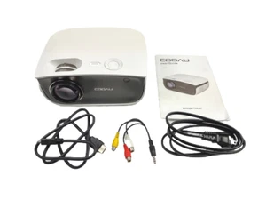 Cooau A1, Portable LED Projector, White (No Remote Control) - Picture 1 of 7