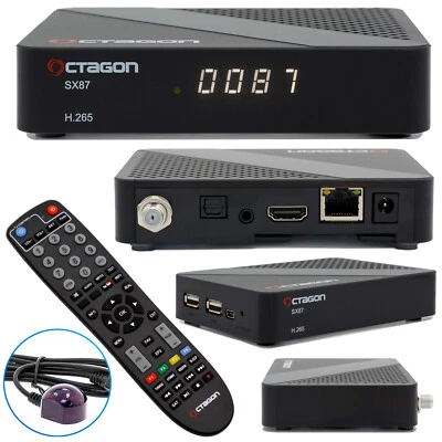 Receiver OCTAGON SX87 Full-HD DVB-S2 IPTV SAT IP HEVC H.265 Multistream LAN TV - Bild 1 von 4