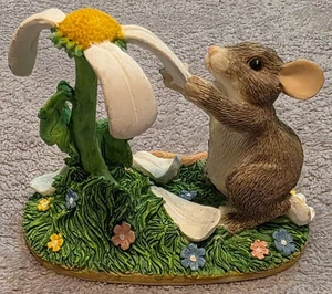 Figura Fitz & Floyd Charming Tails "You Love Me - Love Me Not" - Imagen 1 de 7