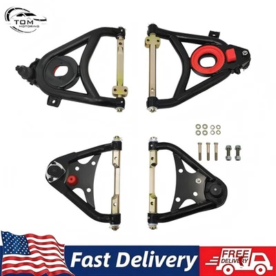 Kit de brazo de control tubular superior e inferior para Chevy Impala Bel Air Biscayne 1958-1964 Foto 1 de 4