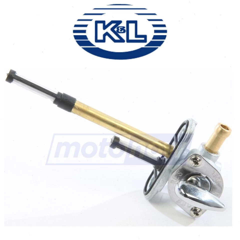 K&L Supply Fuel Petcock for 2002-2009 Yamaha XVS1100AT V Star 1100 Silverado mw Foto 1 de 4