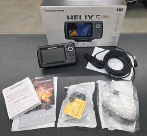Humminbird 411670-1 Helix 5 Di GPS G3 Fish Finder/Chartplotter 5” LCD Black - Picture 1 of 12