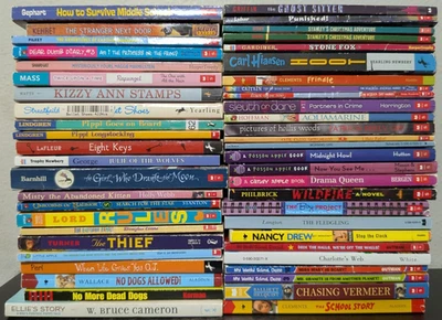 Huge Lot of 50 Chapter Books Bulk Wholesale Paperback Boys Girls Free Shipping Foto 1 de 4