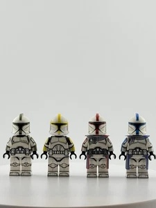 Lego Star Wars AV Figures Phase 1 Clone Lot Captain, Commanders, Sergeants  - Picture 1 of 7