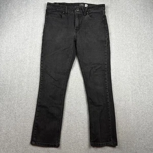 Volcom Vorta Jeans Mens 32x29 Black Slim Straight Denim Stretch Skate Modern - Picture 1 of 12