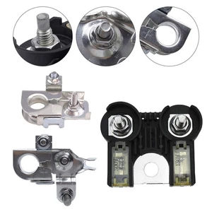 For Ford F150 Positive And Negative Battery Terminals Set 2011 To 2014 - Picture 1 of 13