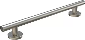 KEENEY GB2023-24BN Maniglione decorativo flangia da incasso 24 pollici nichel spazzolato - Foto 1 di 11