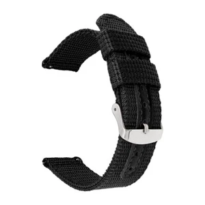 Samsung Galaxy Watch 6 5 4 40 44 45mm Classic 42 46mm Military Canvas Band Strap - Picture 1 of 11