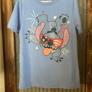Disney "Stitch" T-Shirt 4th of July Patriotic Design Size Youth Small NWOT - Picture 1 of 5