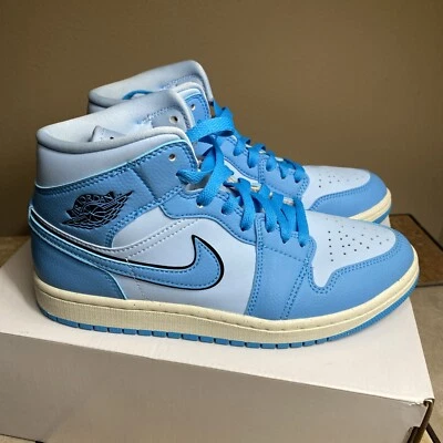 Talla 8 - Air Jordan 1 SE Mid Ice Blue W Foto 1 de 4