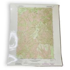 Oregon Butte Washington Quadrangle 1983 USGS Topographic Map 7.5 Min Laminated