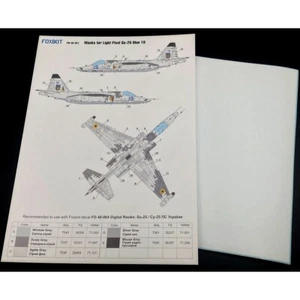 Máscaras para Su-25 Azul 19 Fuerzas Aéreas Ucranianas Luz Pixel Camuflaje 1:48 FM48-021 - Imagen 1 de 3