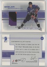 2000-01 ITG Be A Player Memorabilia Emblem Memorabilia Steve Yzerman #E-29 HOF