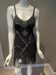 Raika. D black crochet dress Size S - Picture 1 of 6