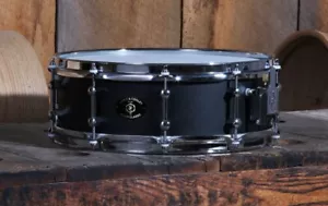 Noble & Cooley Alloy Classic 4.75x14" Snare Drum Black Powder Coat/Chrome Dealer - Picture 1 of 1