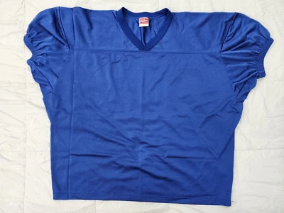 Rawlings Football Jersey Adult 2XL XXXL Black Mesh Practice Blank Polyester Logo - Image 1 of 4