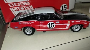 Welly 1969 Boss Ford Mustang scala 1:18 modello pressofuso Parnelli Jones Trans Am - Foto 1 di 14