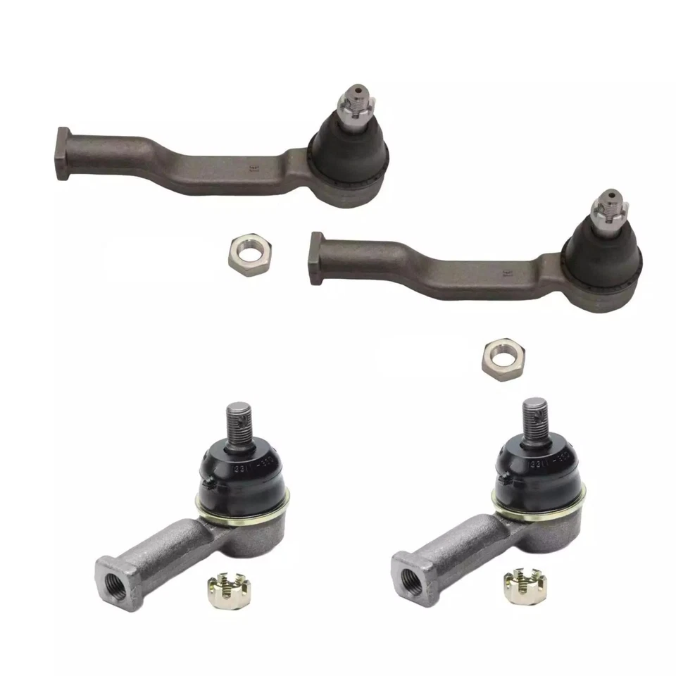4 Pcs Tie Rod Front Left Driver Right Passenger Mazda B2200 B2600 Pickup 2Wd 4Wd - Image 1 of 1