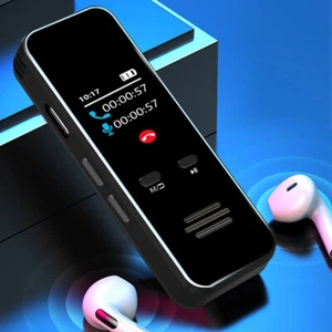 Digital Audio Voice Recorder Bluetooth-Compatible Voice Activated (64GB) ES - Photo 1/10